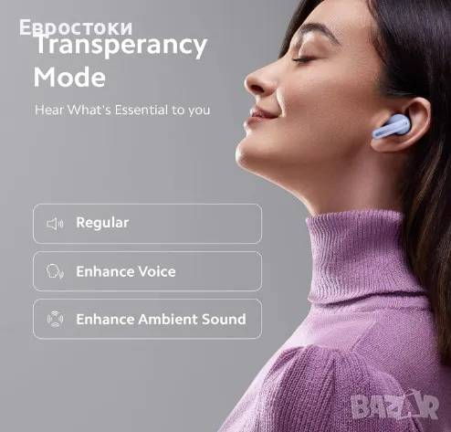 Безжични слушалки Xiaomi Redmi Buds 5, TWS, ANC, водоустойчивост IP54, снимка 2 - Безжични слушалки - 48239026
