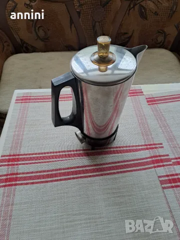 кафеварка на ток  ЕКСПРЕС произ 1977 г със цедка  нова, снимка 8 - Кани - 47987091