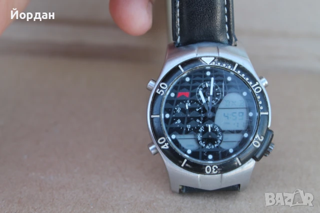 Швейцарски мъжки часовник ''Marlboro racing watch'' хронограф, снимка 3 - Мъжки - 50565464