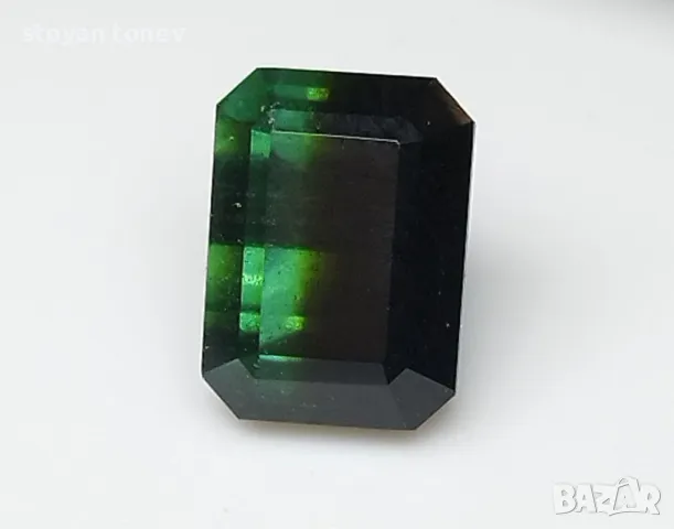 Рядък двуцветен турмалин 4.90кт! Нов!, снимка 9 - Пръстени - 46779904