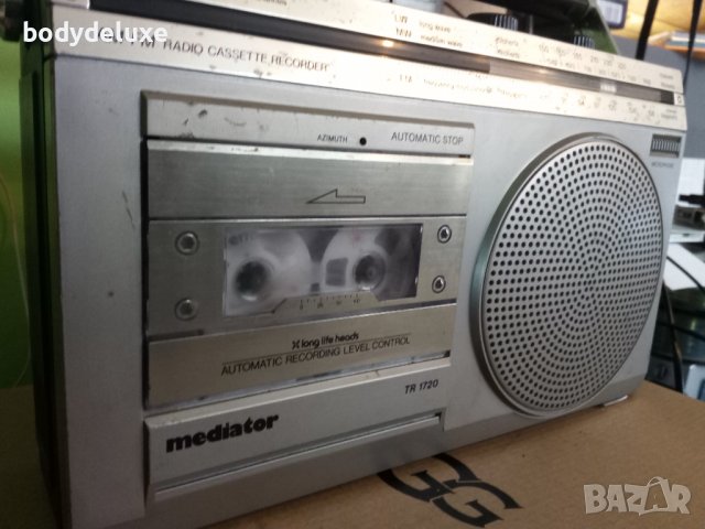 Mediator TR1720 моно радио-касетофон, снимка 3 - Радиокасетофони, транзистори - 39185067