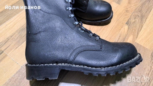 Военни кожени обувки нови,шити,44 1/2