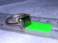 СТАР СКЪПОЦЕНЕН МЕДЕН ПРЪСТЕН с РЯДЪК ЮВЕЛИРНО ФАСЕТИРАН КРАСИВ КАМЪК СИНЬО-ЗЕЛЕН ОЛИВИН 37005, снимка 11