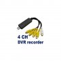 0128 4 канален USB Capture DVR платка за видеонаблюдение Easy CAP, снимка 3