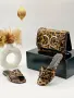 Dolce&Gabbana Елегантни Дамски Чехли С Ефектно Златисто Лого Код SEM-546 , снимка 4