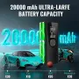 Преносим въздушен компресор Надстройка 20000mAh Помпа за гуми, снимка 2