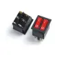Двоен червен превключвател 20A 125V с две посоки, снимка 2