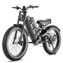 Eahora Romeo Pro 2 –3000W Dual Motor Fatbike, 52V 70Ah батерия,74 km/h, снимка 2