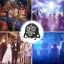 VYmaksran A36 4 броя LED PAR прожектори – 36W RGB, DMX512, 3 дистанционни, 7 режима, снимка 6