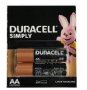 Алкални батерии Duracell AA, LR6/MN1500, 1.5V, 2 бр.