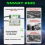 Smart BMS JBD 10S-17S 40A Li-ion Same Port w/ Balance 36V 48V 60V Bluetooth, снимка 11