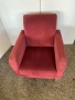 Елегантно кресло в цвят бордо, снимка 3