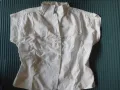 Дамска бяла памучна риза - фин памук за лятото , снимка 1