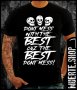 Черна тениска с щампа DONT MESS WITH THE BEST, снимка 1 - Тениски - 40940367