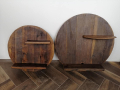 Рафтчета етажерки от дъб масив -изработени от автентични бъчви !, снимка 3