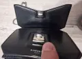 Оригинална Givenchy черна кожена чанта с верига и сребърна закопчалка – Made in Italy, снимка 13