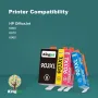Касети с мастило KINGJET 903XL, съвместими с принтер HP OfficeJet Pro 6960 6950 6970, 4 пакета, снимка 8
