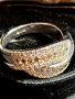Златен пръстен ДИАМАНТИ Бяло злато 14 карата 585 zlaten prasten gold, снимка 14