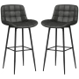 Бар столове HOMCOM, комплект от 2, снимка 2