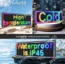 Програмируемо Рекламно Светещо Лед Табло Многоцветно RGB, WIFI 100х20см., снимка 2