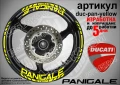 Ducati Panigale кантове и надписи за джанти duc-pan-black, снимка 6