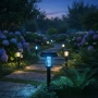 Соларна лампа против комари за открито – комплект 2 броя с UV защита и декоративно осветление, снимка 8