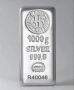 1 КИЛОГРАМ чисто 9999 инвестиционно сребро кюлче 1000 грама, снимка 1