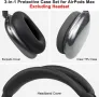 Резервен комплект SOULWIT за AirPods Max, черно, снимка 4