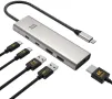 Нов бърз Адаптер USB-C Хъб 5 в 1 с 4K HDMI, 140W PD, 10Gbps за MacBook/PC , снимка 1