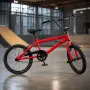 BMX велосипед TOIMSA 20” – Червен freestyle BMX с 360° ротор и V-Brake, снимка 3