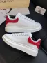 Alexander McQueen Дамски Бели Маратонки С Кристали👟Дамски Спортни Обувки С Камъни Код E190, снимка 2