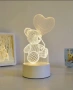 Холограмна 3D LED нощна лампа, 4W, 220V, снимка 11