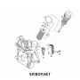 Капачка корпус маслен филтър Mercedes OM611 OM612 OM646 OM647 200 220 270 CDI, снимка 2
