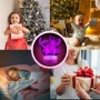 3D Нощна лампа  Лило и Стич  с дистанционно управление -16 цвята, снимка 4