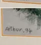 3 оригинални швейцарски акварела – Édouard Arthur (1917–2002),, снимка 3
