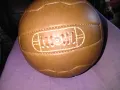 Футболна топка нова естествена кожа по случай 135 г.на Каменица-подарявана само на баровци, снимка 4