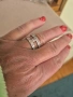 пръстен сребро и цирконии, снимка 3