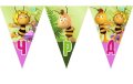 Пчеличката Мая пчела пчели ЧРД знаменца флагчета флаг Банер парти гирлянд декор рожден ден, снимка 1 - Други - 41330320