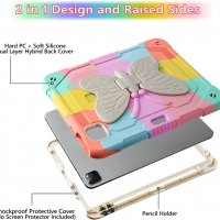 Нов Защитен Удароустойчив калъф за деца за таблет iPad Пеперуда Айпад, снимка 2 - Друга електроника - 36026866