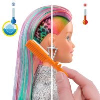 BARBIE Кукла Barbie® Leopard Rainbow hair GRN81, снимка 3 - Кукли - 41262652