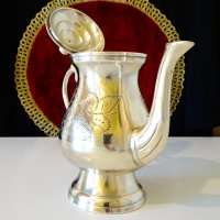 Английска кана,чайник,цветя. , снимка 6 - Антикварни и старинни предмети - 35816977
