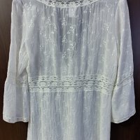 Дамска пролетна бяла блуза, снимка 2 - Блузи с дълъг ръкав и пуловери - 35864775