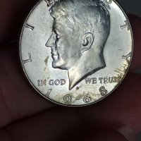 1/2 долар 1968 г сребро, снимка 7 - Нумизматика и бонистика - 41748380