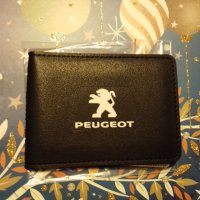 Органайзер портмоне за документи ,лични карти ,банкови карти с лого на Пежо Peugeot , снимка 1 - Аксесоари и консумативи - 40087556