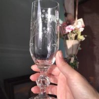 Тънкостенни кристални чаши , снимка 3 - Други - 41037517