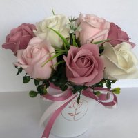 Букет със сапунени рози, снимка 4 - Други - 32595480