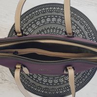 Дамска чанта Cressberry в лилав цвят, снимка 6 - Чанти - 35795917