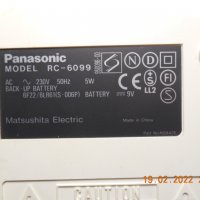 Panasonic RC-6099 radio alarm clock, снимка 9 - Други - 35876728
