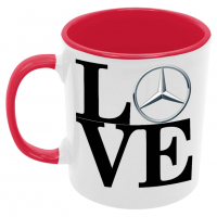 Чаша Mercedes LOVE, снимка 5 - Чаши - 36138914