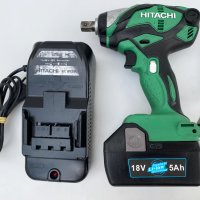 Hitachi WR18DSDL - Акумулаторен гайковерт 18V 5.0Ah, снимка 1 - Други инструменти - 42238523